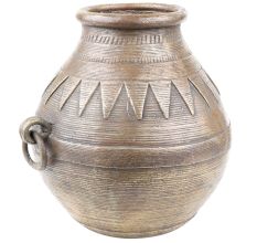 Tribal Rare Brass Grain Or Rice Measure