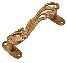 Brass Handcrafted Indian Peacock Door Handles