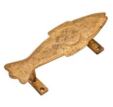 Fish Design Brass Drawer Door Pulls Handle