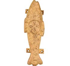 Fish Design Brass Drawer Door Pulls Handle