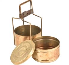 Solid Brass Two Tiered Tiffin BoxÂ Kitchen Collection