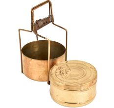 Solid Brass Two Tiered Tiffin BoxÂ Kitchen Collection