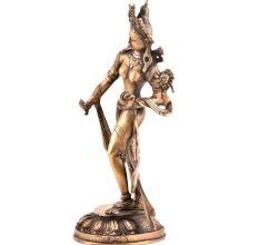 Handmade Brass Tara Buddha Statue Dancing Figurine