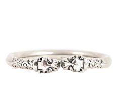 Tiger Face 925 Sterling Silver Women Girls Bangle