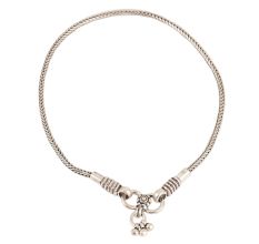 925 Sterling Silver Anklets Simple Chain Anklet And Silver Bells End
