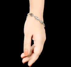 Elephant Design 925 Sterling Silver Bracelet For Women And Girls