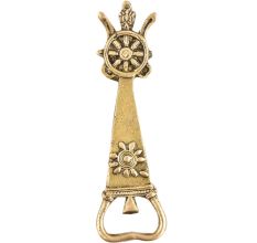 Brass  Bottle Opener Tribal Â Nautical Themed Ship Wheel Design