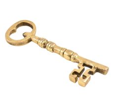 Brass Key Bottle Opener in Gold Finish