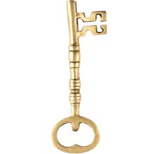 Brass Key Bottle Opener in Gold Finish