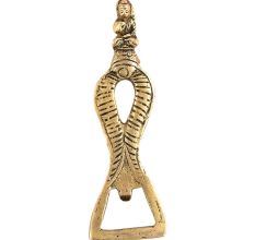 Brass Bottle Opener With Tribal Goddess On Top