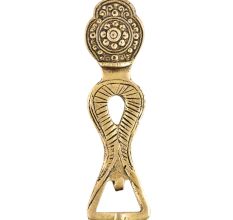 Traditional Brass Bottle Opener Engraved Floral Design