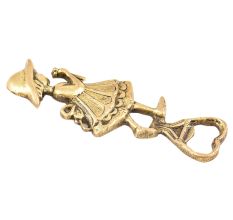 Girl Brass Bottle Opener Carrying A Pitcher