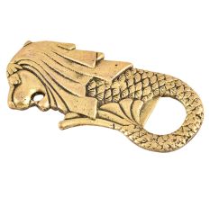 Brass Merlion Lion Bottle Opener