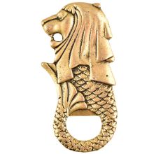 Brass Merlion Lion Bottle Opener