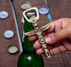 Brass Mayan Civilization Bottle Opener