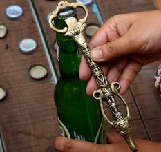 Brass Bottle Openers Depicting Mayan Civilization Bull Face