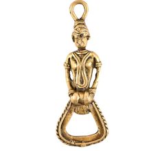 Brass Tribal Man Bottle Opener