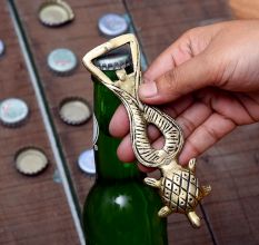 Brass Tortoise Bottle Opener