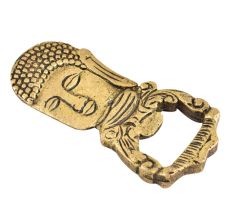 Brass Buddha Head Bottle Opener