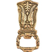 Brass Bottle Opener With Two Parrots Engraved Design