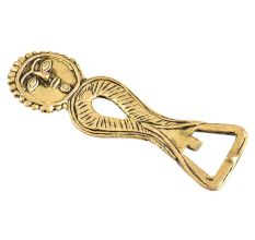 Brass Sun God Bottle Opener