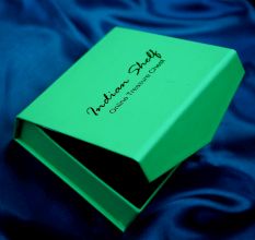 92.5 Sterling Silver Drop Earring With Green Malachite Engraved Earrings