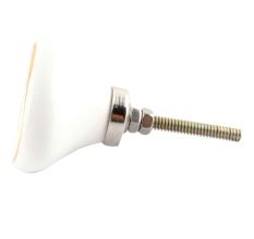 Cream Oval Ceramic Drawer Knob Online