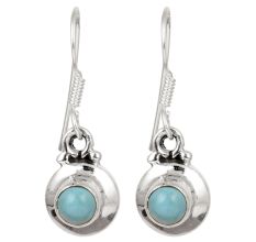 92.5 Sterling Silver Earrings Turquoise Fashion Stud Earring drops