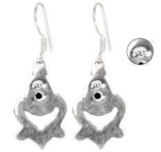 92.5 Sterling Silver Earrings Turquoise Dangle and Drop Earrings for Women