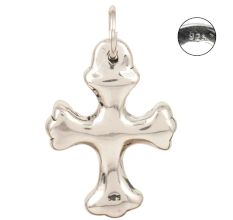 92.5 Holy Cross Sterling  Silver Pendant Fancy Handmade Pendant