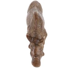Hand Made Brass Rhino Statue Figurine