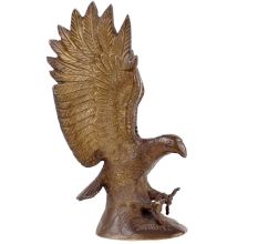 Brass Eagle Spread Wings Statue
