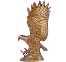 Brass Eagle Spread Wings Statue