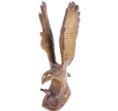Brass Eagle Spread Wings Statue