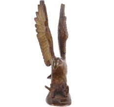 Brass Eagle Spread Wings Statue