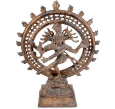 Brass Shiva Dancing Natraja Statue