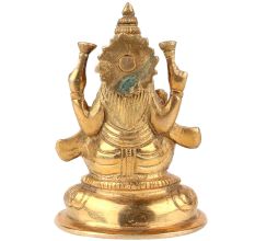 Brass Goddess Lakshmi StatueÂ Sitting Position