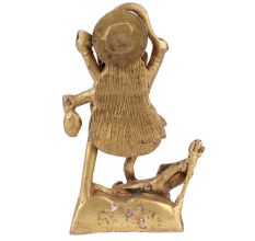Brass Goddess Kali Statue Hindu Deity