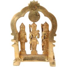 Brass Ramdurbar Statue With Ram, Sita,Laxman And Haumanji