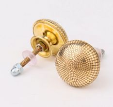 Brass Dotted Cabinet Knobs Online