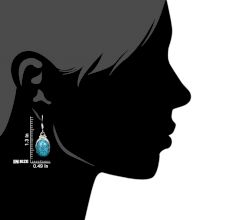 92.5 Sterling Silver Earrings And Turquoise Teardrop Earrings