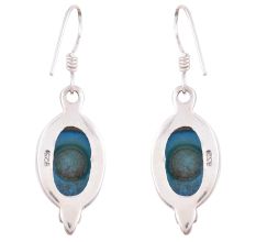 92.5 Sterling Silver Earrings Turquoise Teardrop Earrings