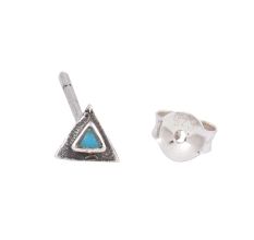 Turquoise 92.5 Sterling Silver Earrings Turquoise Stud EarringsÂ For Kids