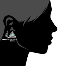 Turquoise 92.5 Sterling Silver Earrings Turquoise Stud EarringsÂ For Kids