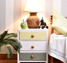 Brass Floral Pattern Dresser Knob