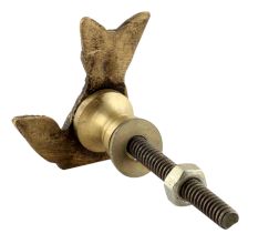 Fox Brass Dresser Knob