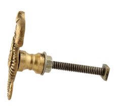 Sea Horse Brass Dresser Knob