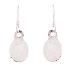 Sterling Silver Earrings Casual Wear Red Jasper Drop Earrings