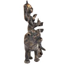 Brass Durga Statue Ashtbhuja Durga Golden Statue