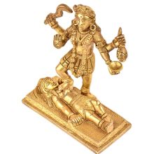Brass Kali Statue Idol Hindu Worship Goddess Statue